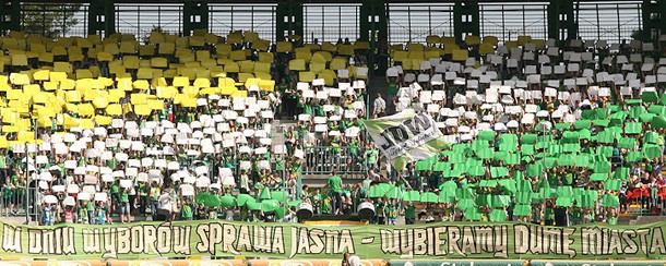 Oprawa Kibice Falubaz Zielona Góra